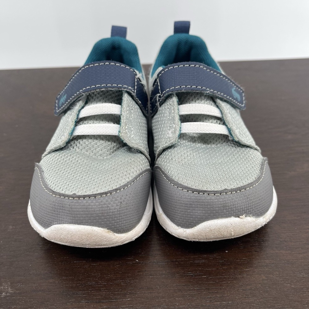 See Kai Run Boys Ryder II FlexiRun Sneaker Shoe Toddler Size 8 Gray Washable - Picture 3 of 7